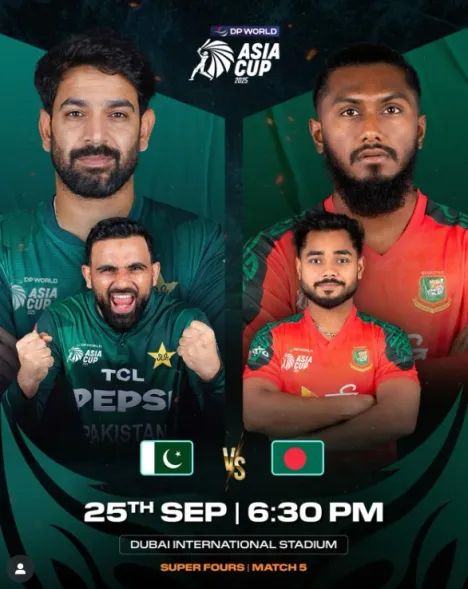Super Fours, Match 5 | Pakistan vs Bangladesh