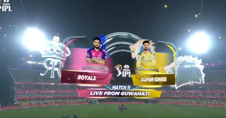 Movie Poster: IPL 2025 M11: RR vs CSK