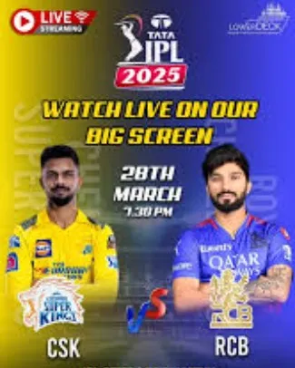 Movie Poster: IPL 2025 M08: CSK vs RCB