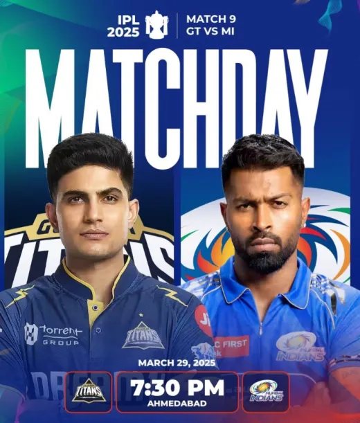 IPL 2025 M09: GT vs MI 