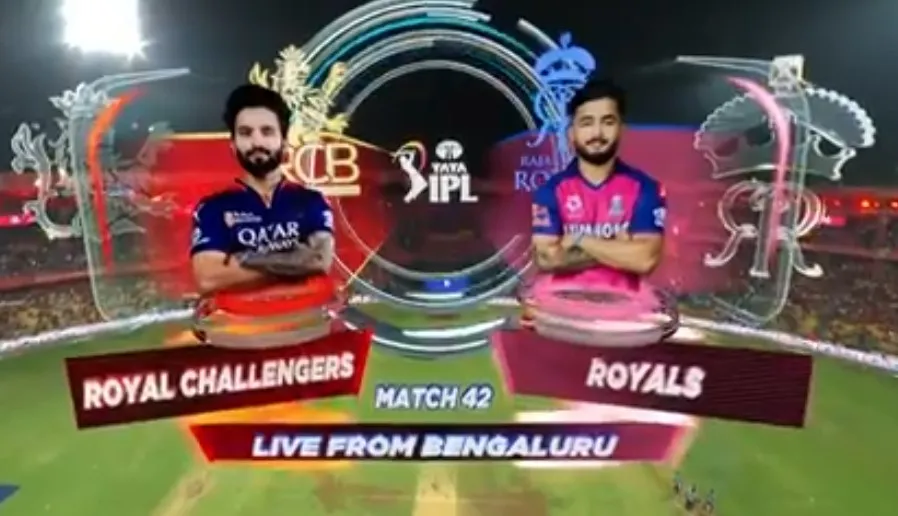 Movie Poster: IPL 2025 M42: RCB vs RR