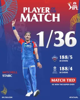 IPL 2025 M32:DC vs RR - Movie free on Castle