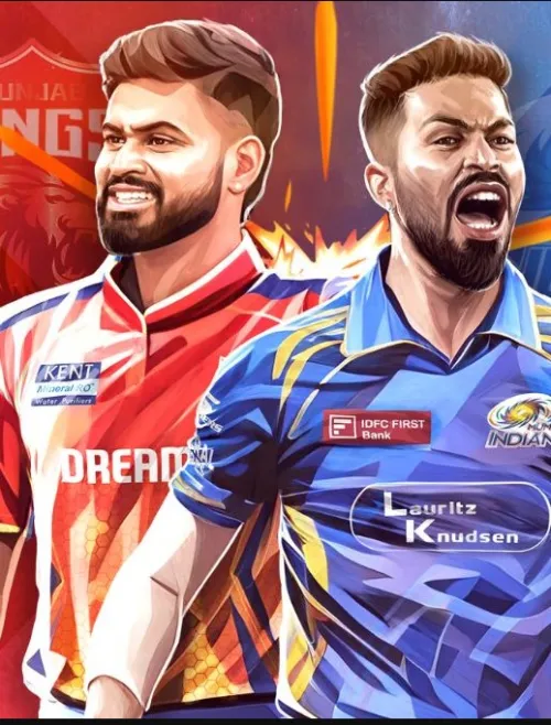 Movie Poster: IPL 2025 Q2: PBKS vs MI