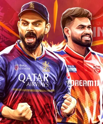 Movie Poster: IPL 2025 Q1: PBKS vs RCB