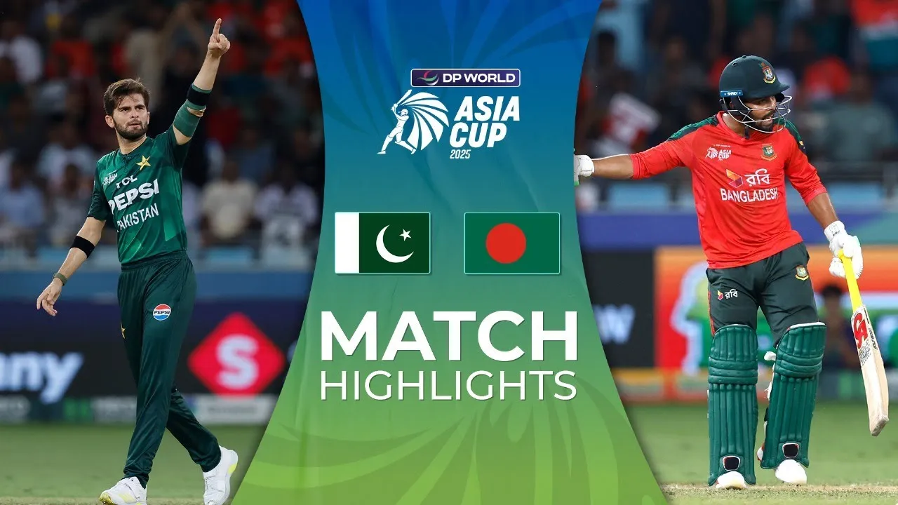 Movie Poster: Super Fours, Match 5 | Pakistan vs Bangladesh