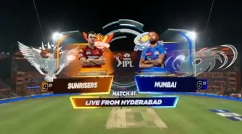 Movie Poster: IPL 2025 M41: SRH vs MI