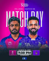 IPL 2025 M06: RR vs KKR - Movie free on Castle