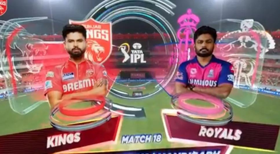 Movie Poster: IPL 2025 M18: PBKS vs RR 