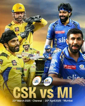 IPL 2025 M38:MI vs CSK - Movie free on Castle