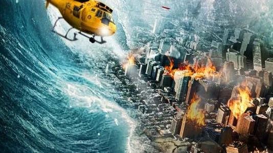 Movie Poster: Disaster Wars: Earthquake vs. Tsunami