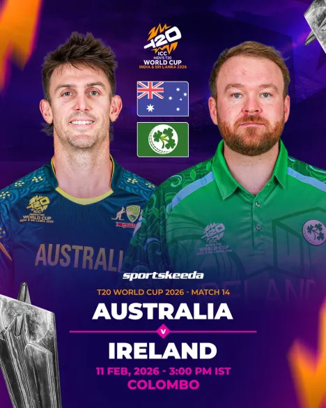 Australia v Ireland | Men’s T20 World Cup 2026