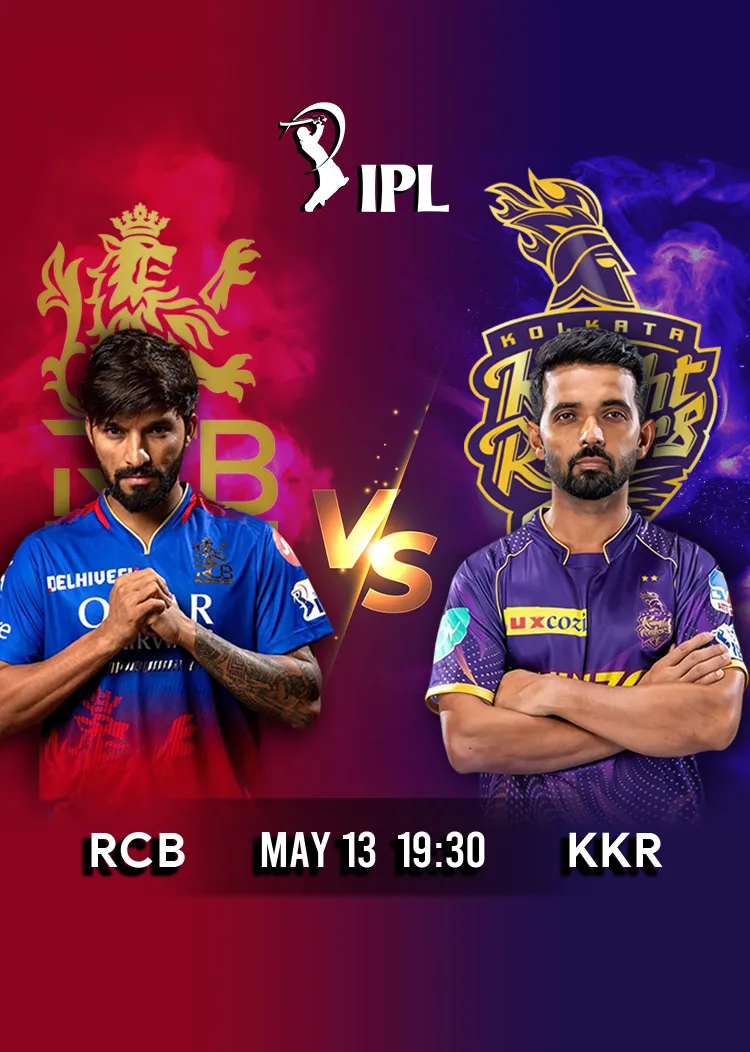 Movie Poster: IPL 2026 Match 57 RCB vs KKR