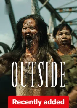 Outside