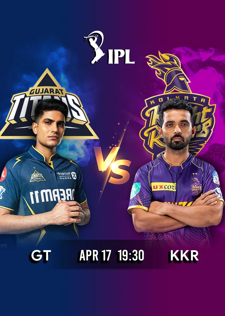 IPL 2026 Match 25 GT vs KKR