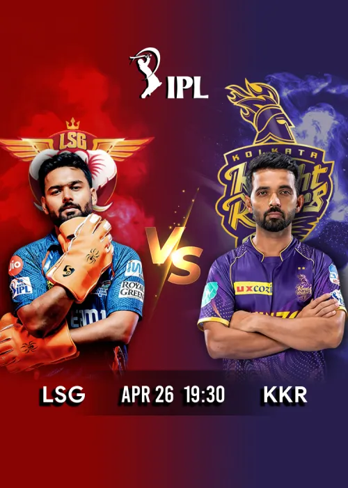 Movie Poster: IPL 2026 Match 38 LSG vs KKR