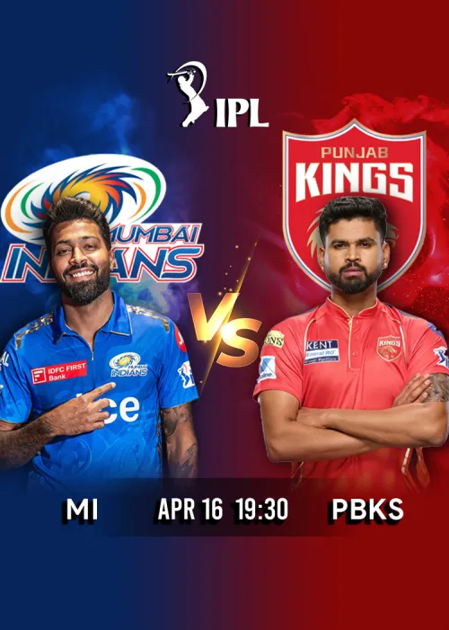 Movie Poster: IPL 2026 Match 24 MI vs PBKS