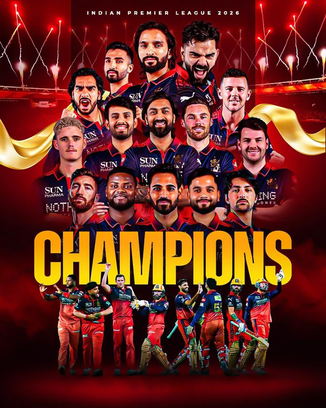 IPL 2026 Match 74 Final – RCB vs GT