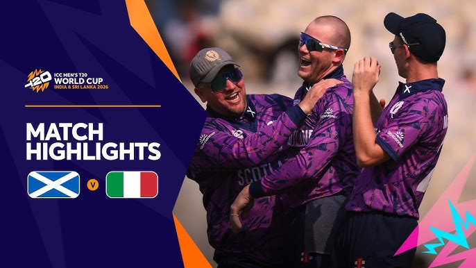 Scotland v Italy | T20WC 2026