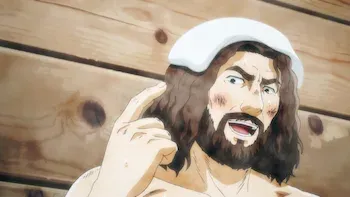 E8.Lucius Learns Bathing Etiquette in Japan