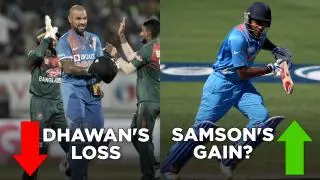 Dhawan's loss is Sanju Samson's gain - India's T20I Squad update