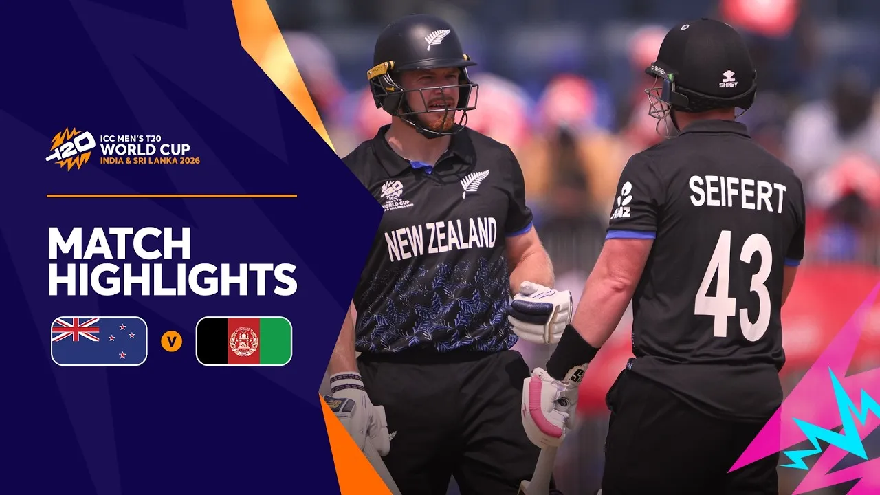 Movie Poster: New Zealand v Afghanistan | Men’s T20 World Cup 2026