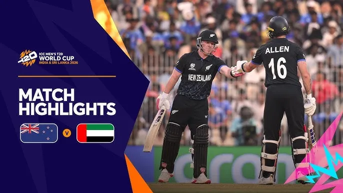 Movie Poster: New Zealand v UAE | T20WC 2026